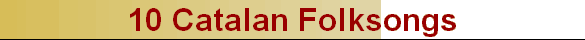 10 Catalan Folksongs