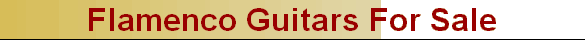 Flamenco Guitars For Sale