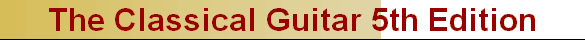 The Classical Guitar 5th Edition